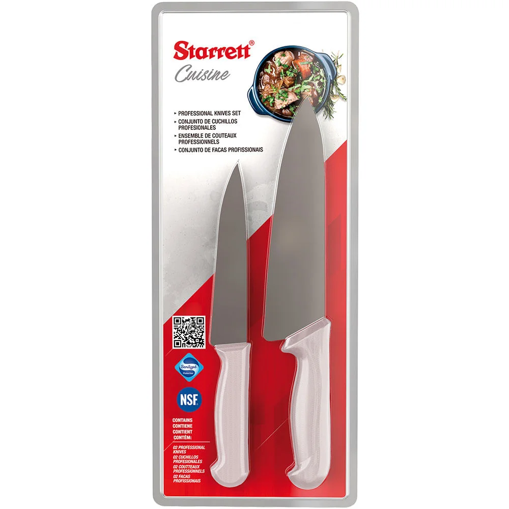 Kit com 2 Facas para Cozinha Kitchen Starrett
