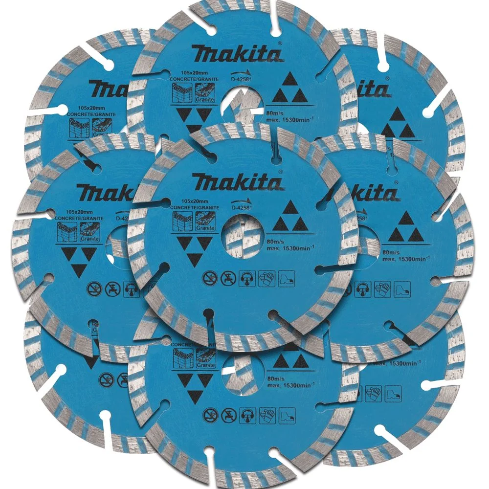 Kit Combo 10 Discos Diamantado para Concreto e Granito D-42581 Makita