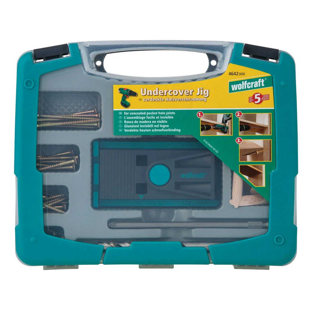 Kit Completo Undercover 464200 e Gabarito Mestre 464000 Wolfcraft