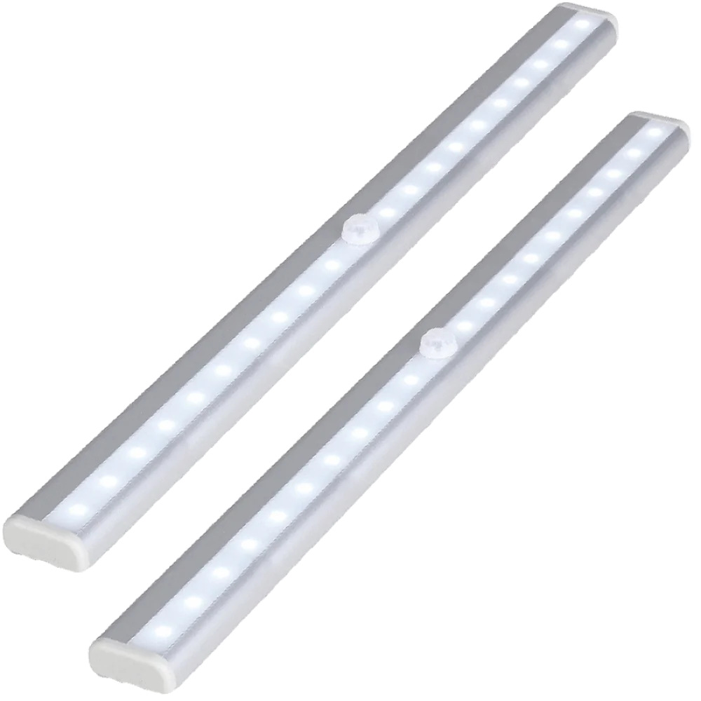 Kit de 2 Luminárias Luz Led Fixação 3M SMART LED 350mm a Bateria - 36.503.692 - Renna Soluções