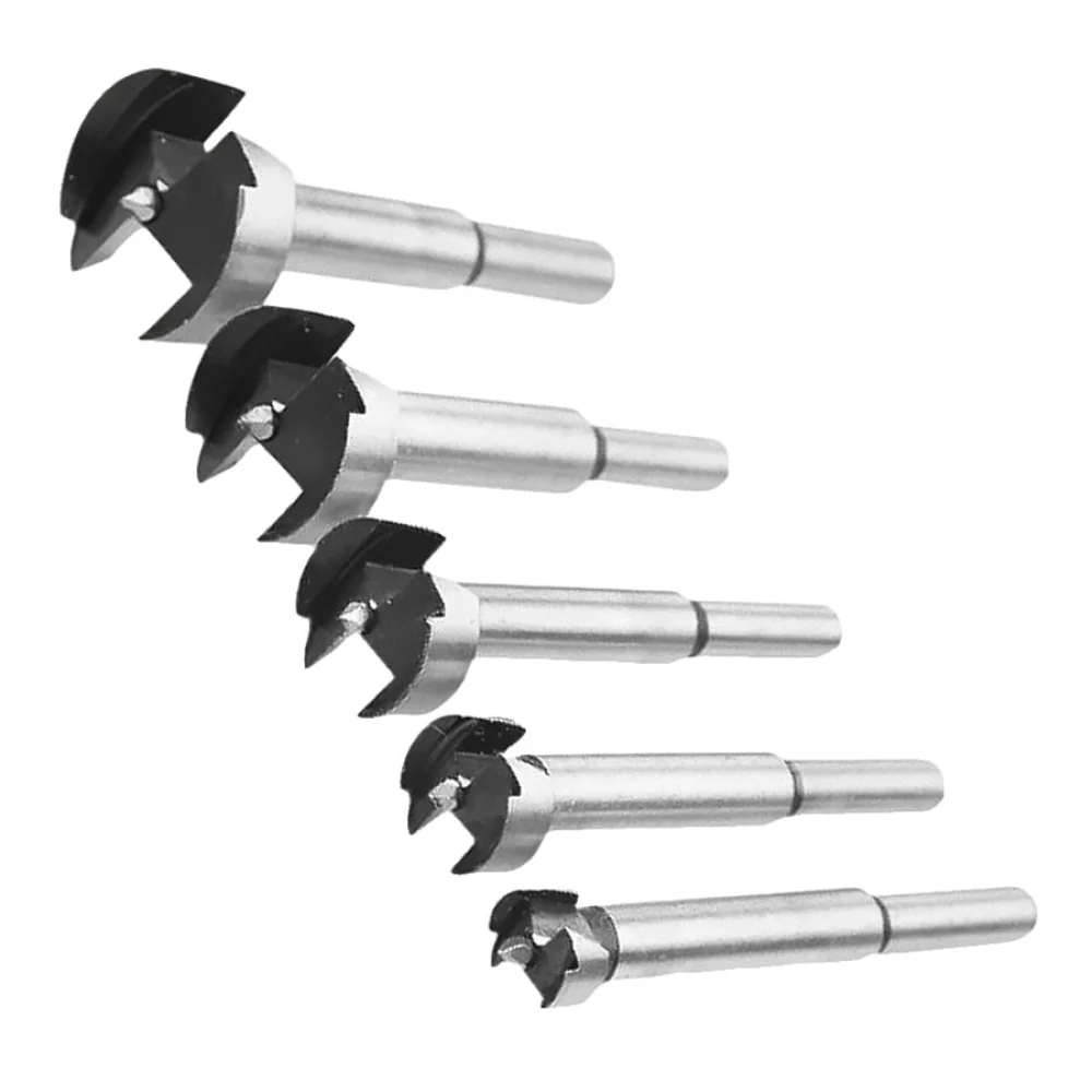 Kit de 6 Fresas para Madeira H 1/4 Pol Forstner e Kit Acessórios de 5 Brocas