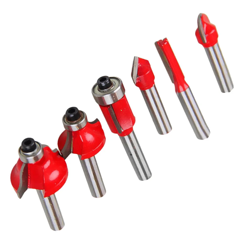 Kit de 6 Fresas para Madeira H 1/4 Pol Forstner e Kit Acessórios de 5 Brocas