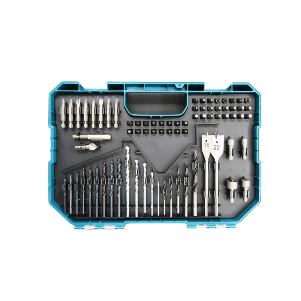 Kit de Acessórios 75 Peç em Caixa Transparente – E-15126 – Makita