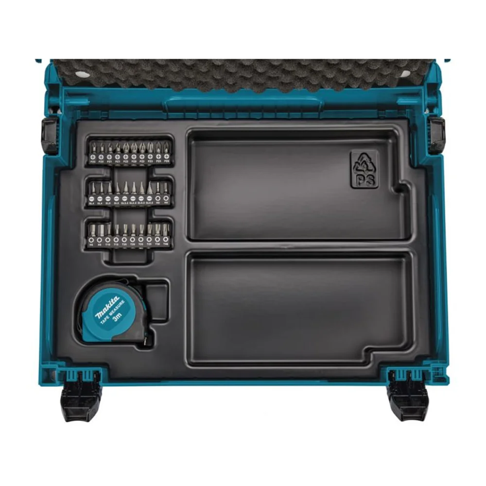 Kit de Brocas e Bits Makpac 65 Peç B-69478 Makita