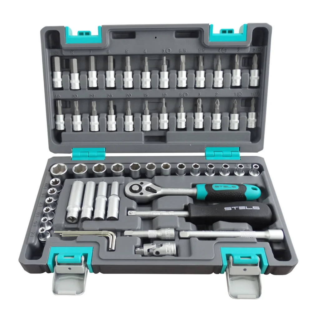 Kit de Ferramentas 1/4 CRV 1410155 Stels 57 Peç