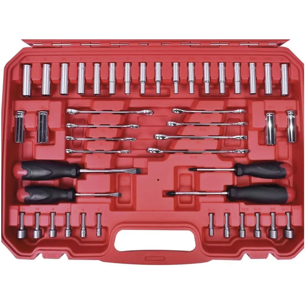 Kit de Ferramentas em Cromo Vanádio 205 Peç 27785 Bumafer