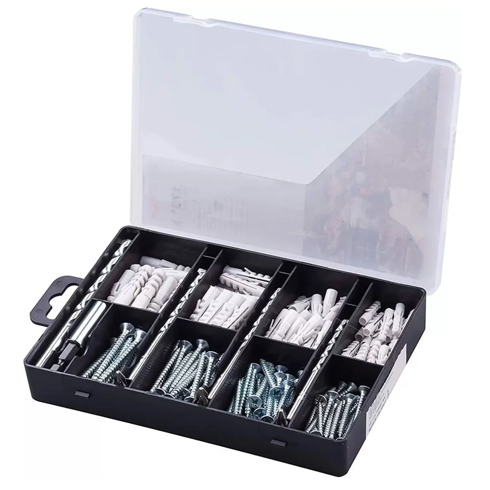 Kit de Fixação com Brocas Buchas Pontas e Parafusos com 173 unidades Bosch