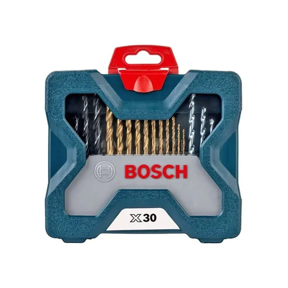 Kit de Pontas e Brocas em Titânio Mala X-Line com 30 Peç Bosch