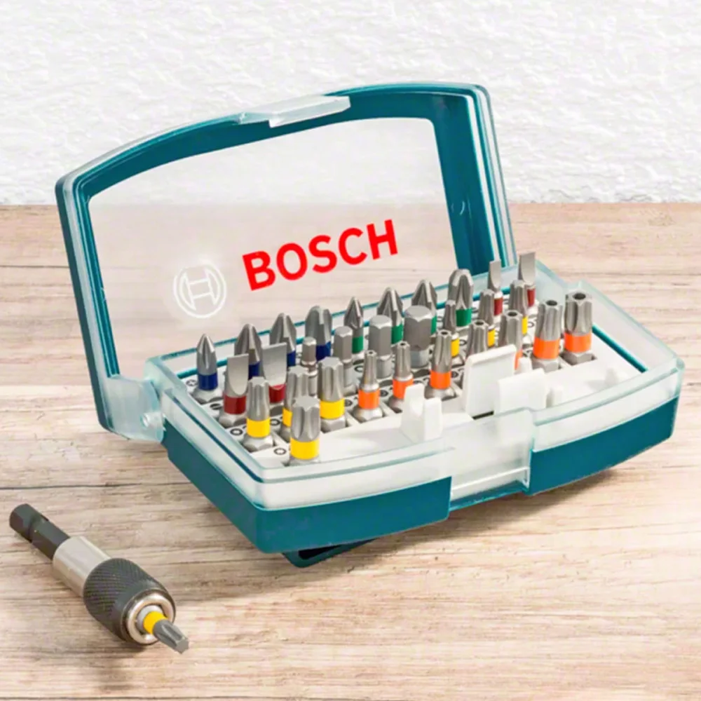 Kit de Pontas para Parafusar com 32 Peç Bosch