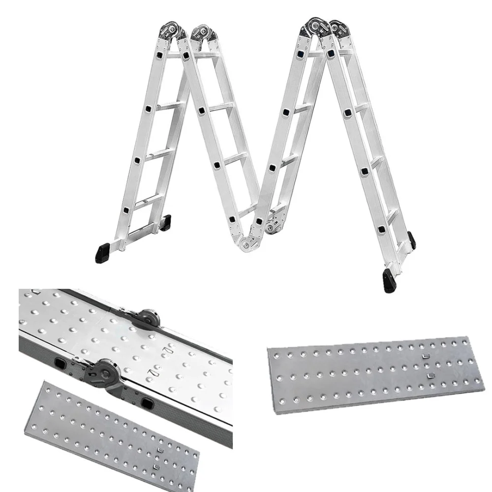 Kit Escada Multifuncional de Alumínio 4x4 e Plataforma para Escada 4x4 Infinity