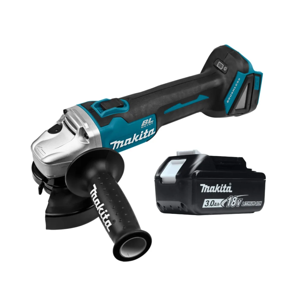 Kit Esmerilhadeira 125mm à Bateria 18V DGA504Z Makita e Bateria 18V 3.0Ah