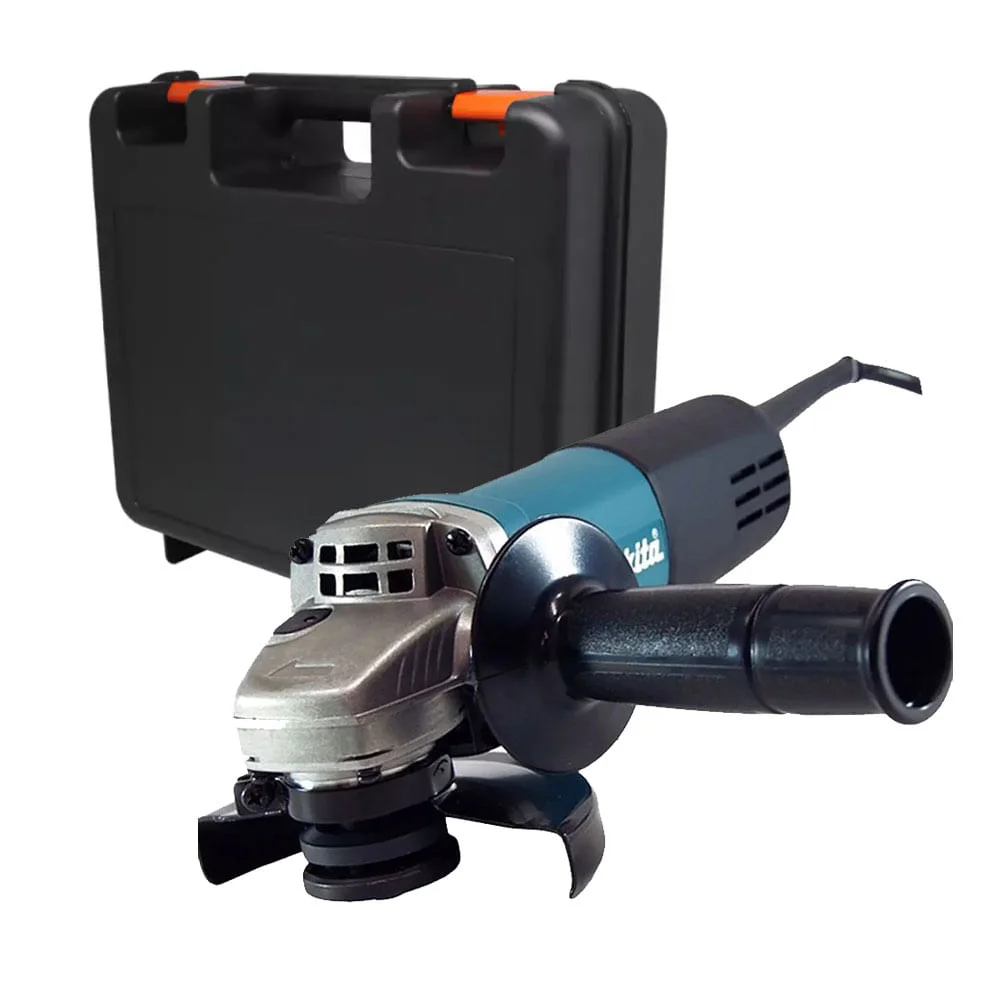 Kit Esmerilhadeira Angular 9557HNG Makita e Maleta para Ferramentas