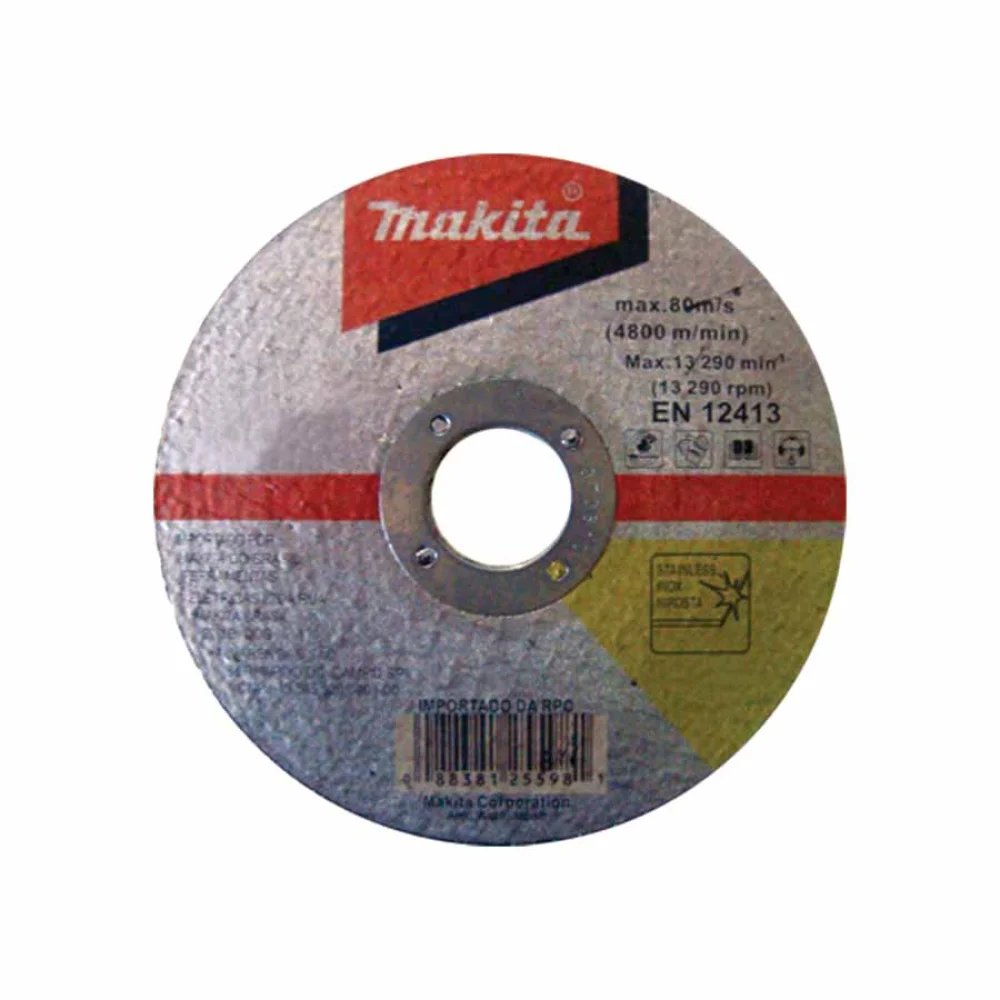 Kit Esmerilhadeira Angular GA7020 Makita e Disco de Corte para Inox