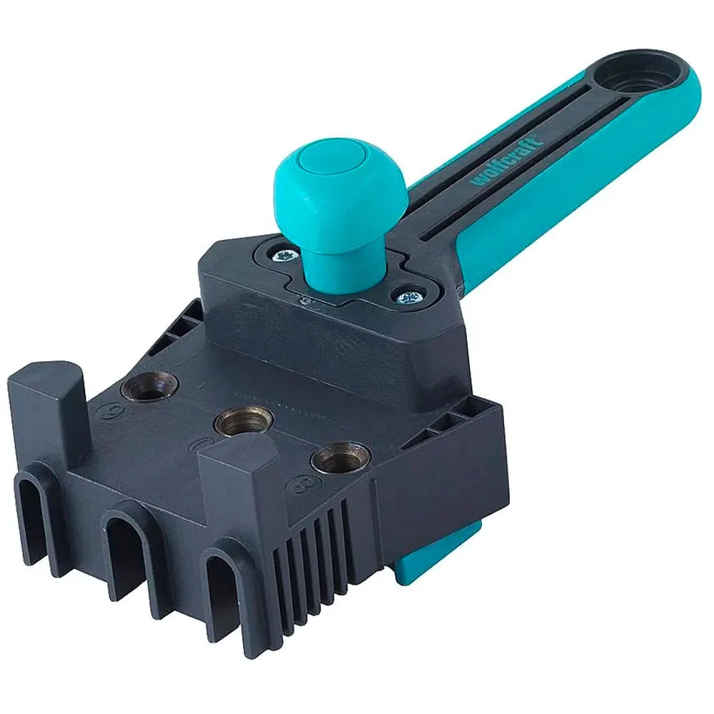 Kit Esquadro e Gabarito para Cavilha e Sargentos e Marcadores Wolfcraft