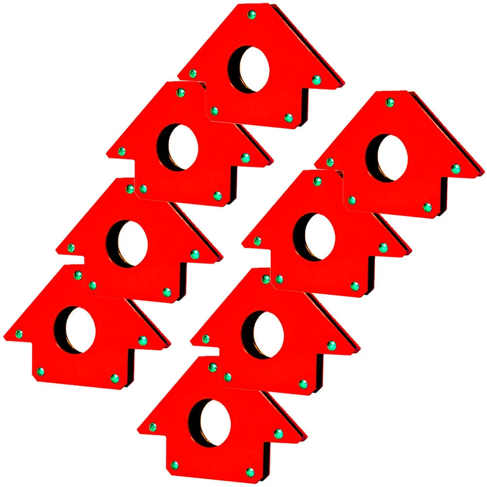 Kit Esquadro Magnético 35 Kg NKF 8 peç