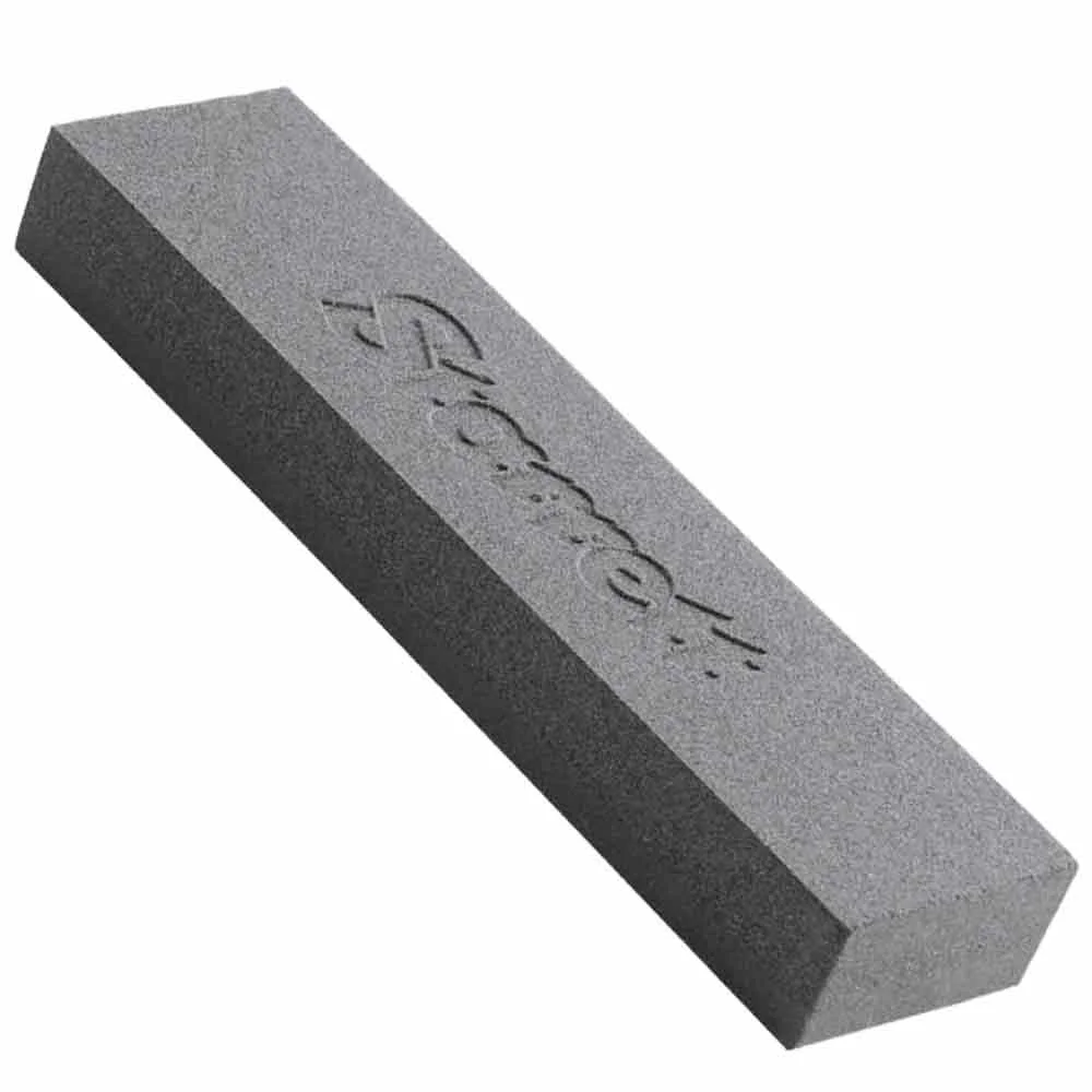 Kit Faca para Carne Lâmina Reta Larga 12Pol e Pedra de Afiar Dupla Face Starrett