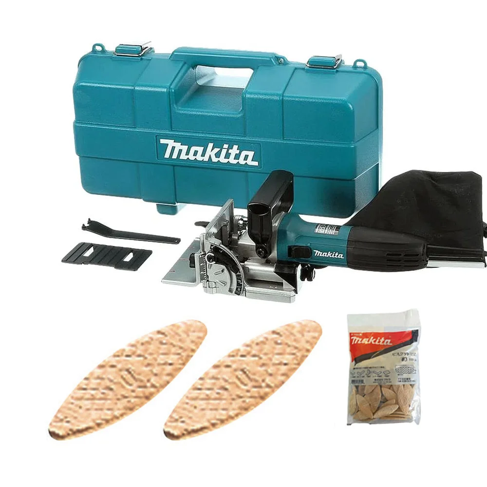 Kit Fresadora de Junção 4Pol 710W PJ7000 Makita e 200 Biscoitos