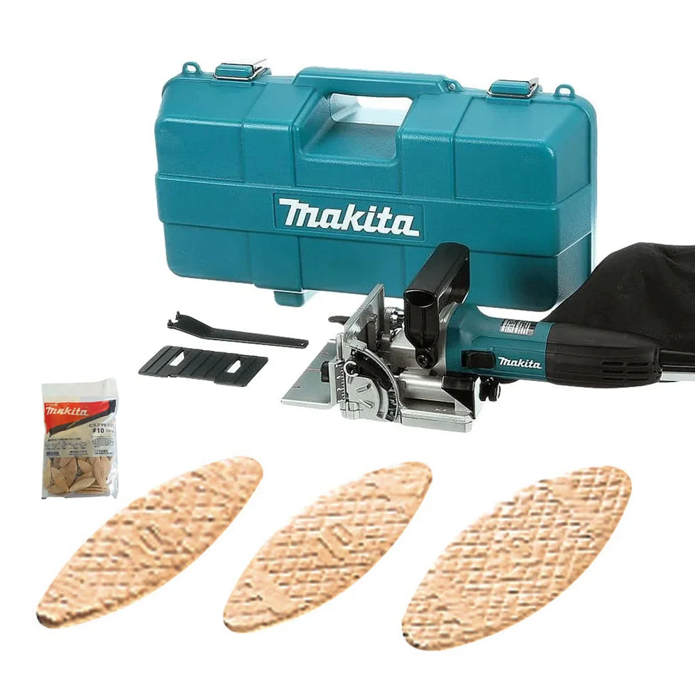 Kit Fresadora de Junção 4Pol 710W PJ7000 Makita e Biscoitos