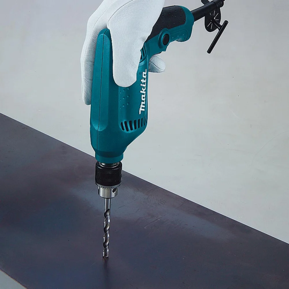 Kit Furadeira 10mm 450 Watts 6412 Makita e Caixa de Ferramentas 16 Pol