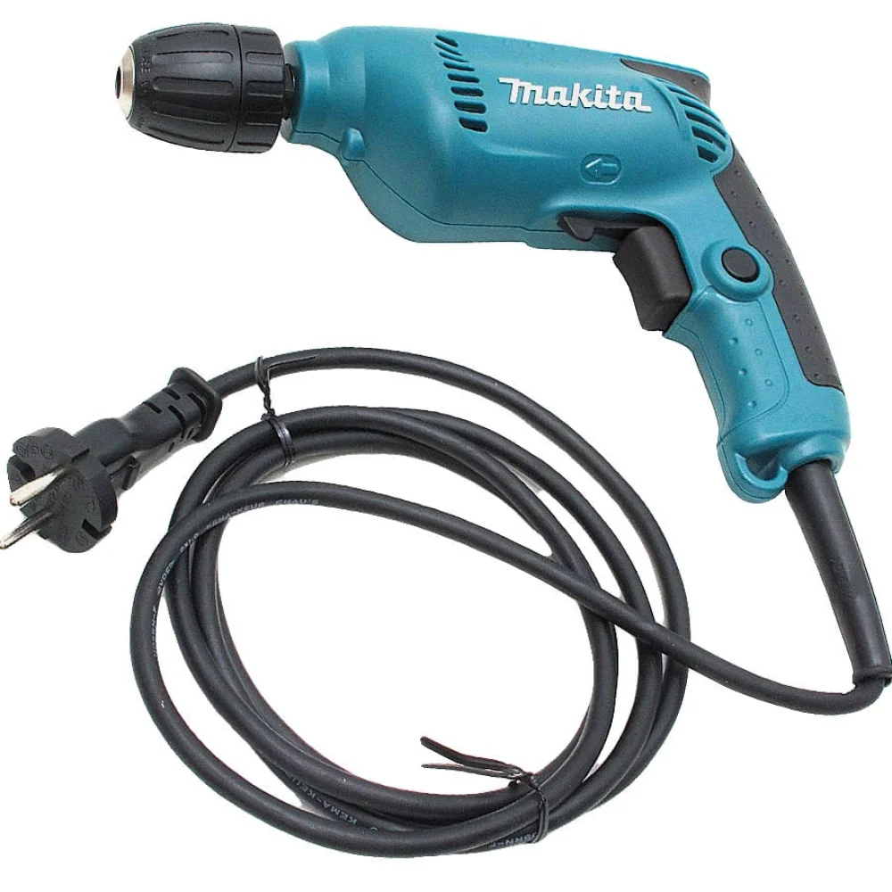 Kit Furadeira 10mm 450 Watts 6413 Makita e Caixa de Ferramentas 16 Pol