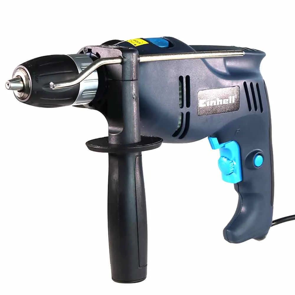 Kit Furadeira de Impacto BT-ID 710 Einhell e Gabarito para Furação Wolfcraft