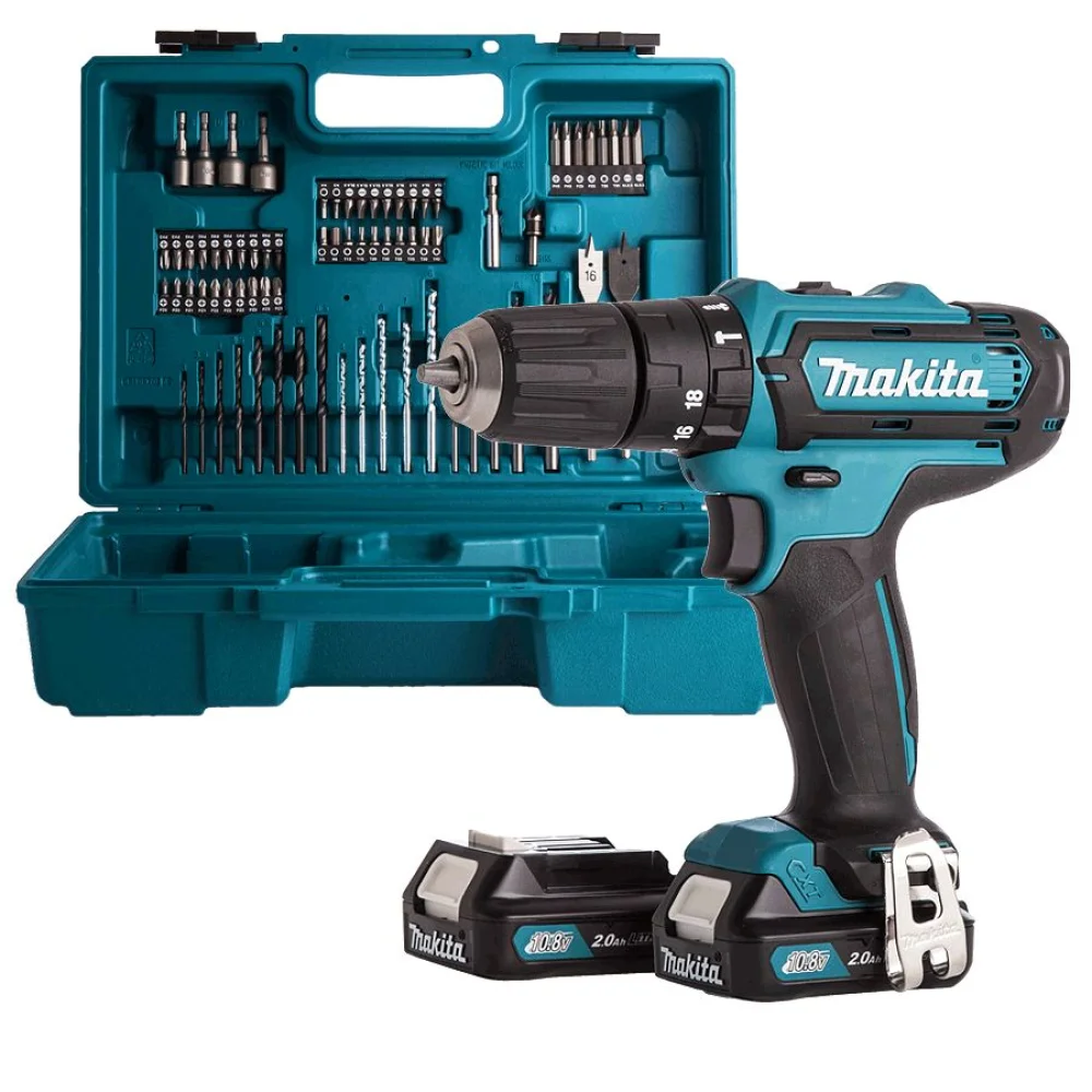 Kit Furadeira de Impacto Parafusadeira a Bateria e Acessórios HP331DWAX1 Makita