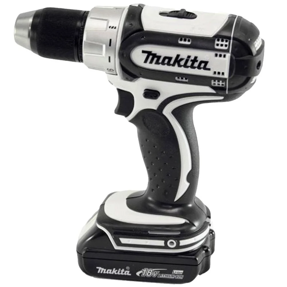 Kit Furadeira e Parafusadeira 18V BDF452 Makita e Maleta e Bateria e Carregador