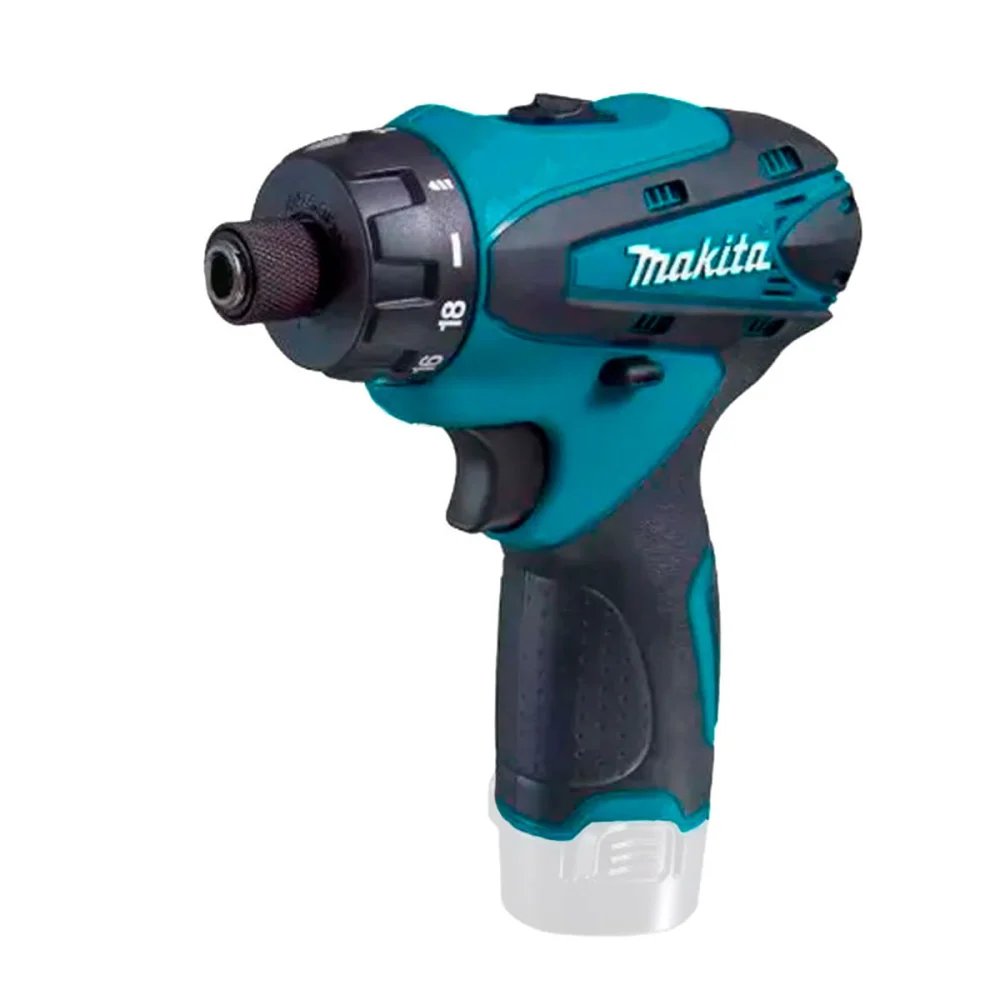 Kit Furadeira Parafusadeira à Bateria 12V DF030DZ Makita e Bateria e Carregador