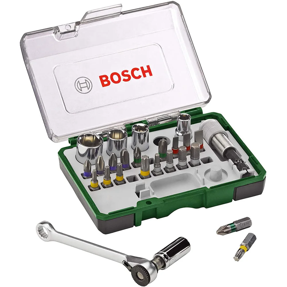 Kit Furadeira Parafusadeira à Bateria GSR 120LI e Lanterna e Jg Bits 27Pçs Bosch