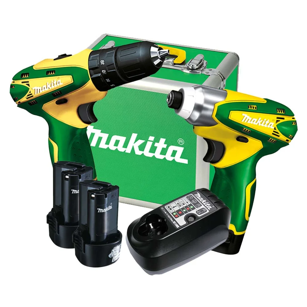 Kit Furadeira Parafusadeira HP330DBR TD090DBR Carregador Bateria DK1493BR Makita