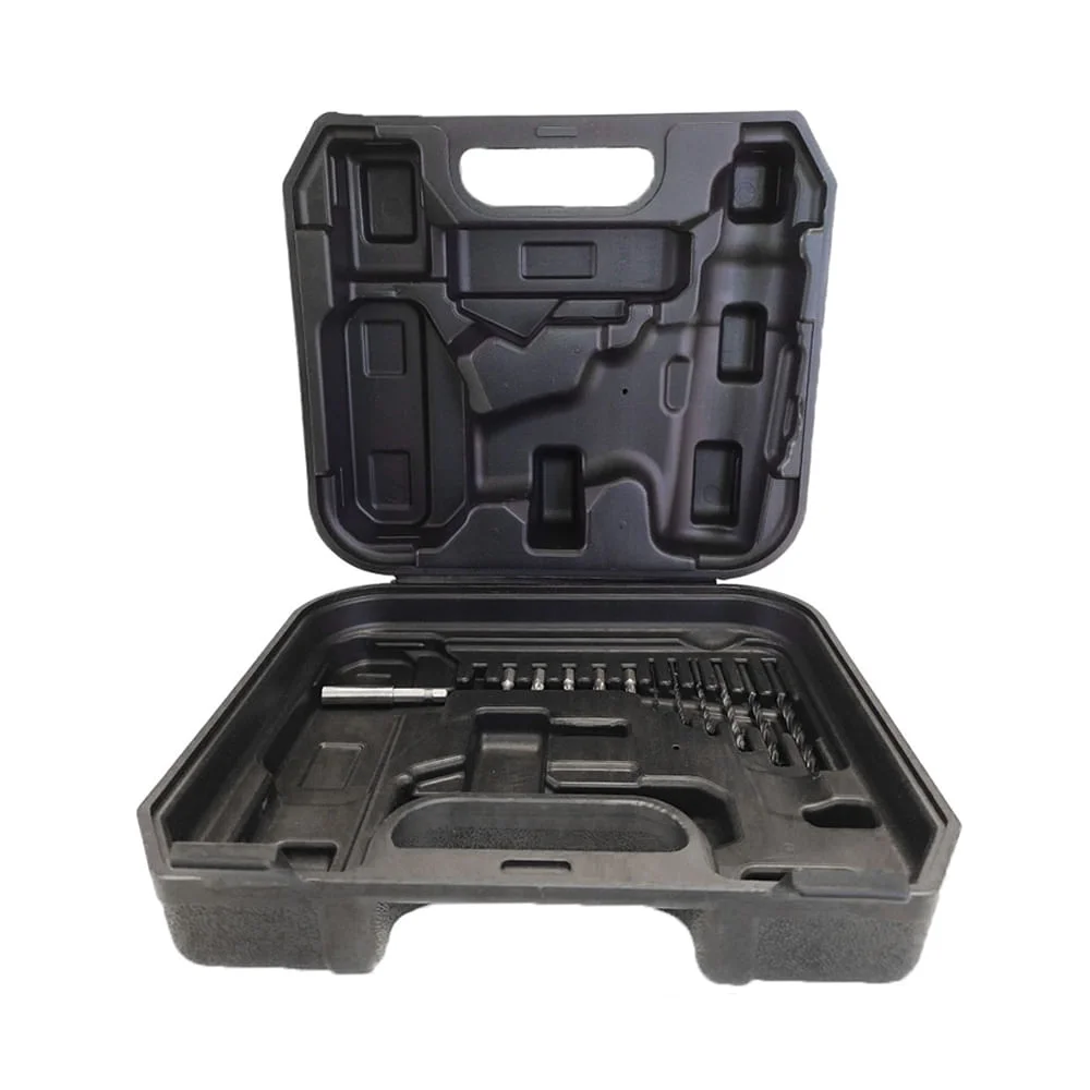 Kit Furadeira Parafusadeira Maleta 13 Acessórios FP12X e 2 Baterias 12V NKF