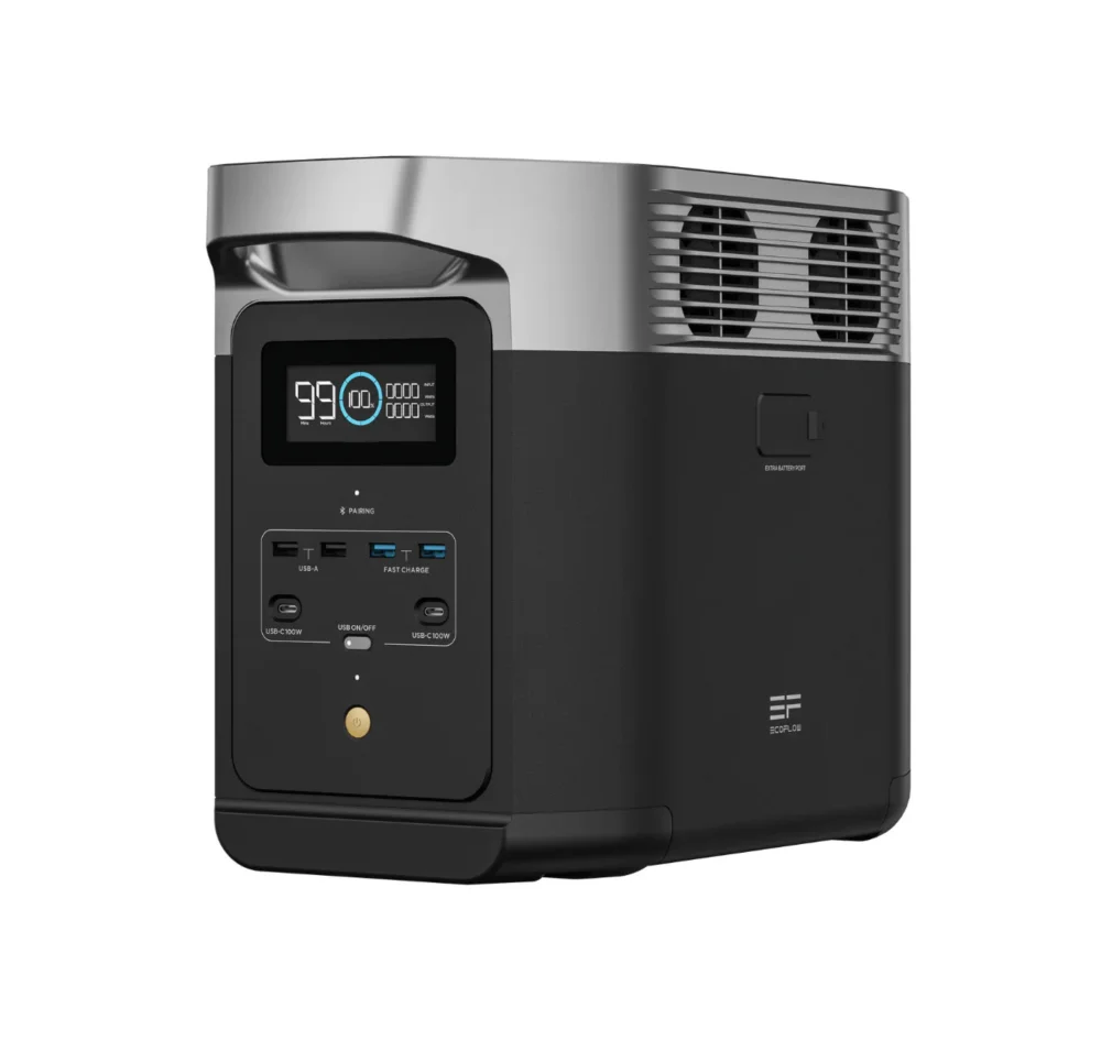 kit Gerador de Energia 1024Wh Delta 2 e Painel Solar 160w EcoFlow