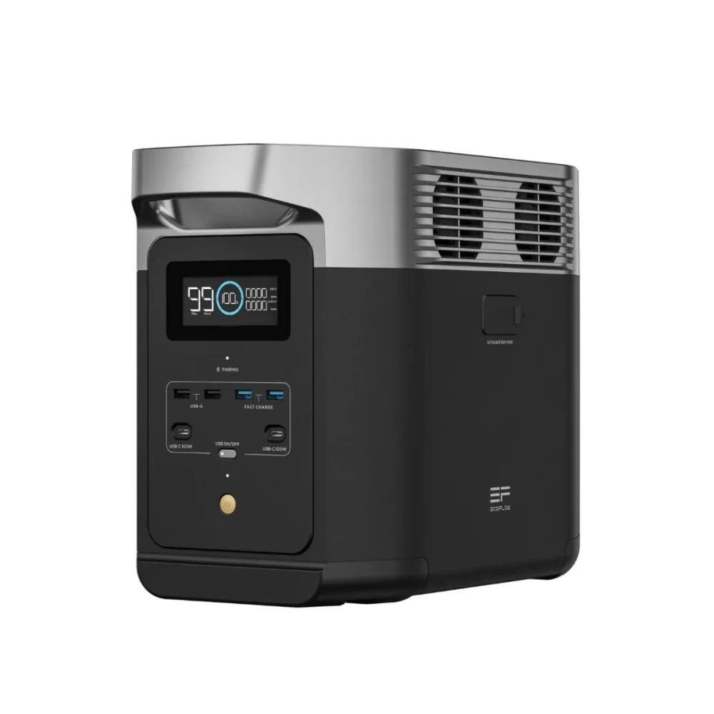 Kit Gerador de Energia Delta 2 e Painel Solar 60W Potrátil EcoFlow