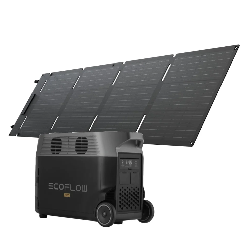 Kit Gerador de Energia Delta Pro e Painel Solar 60W Portátil EcoFlow