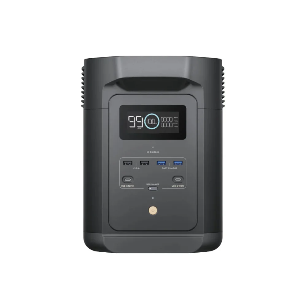 Kit Gerador de Energia Portátil E980 e Painel Solar Portátil 160W EcoFlow