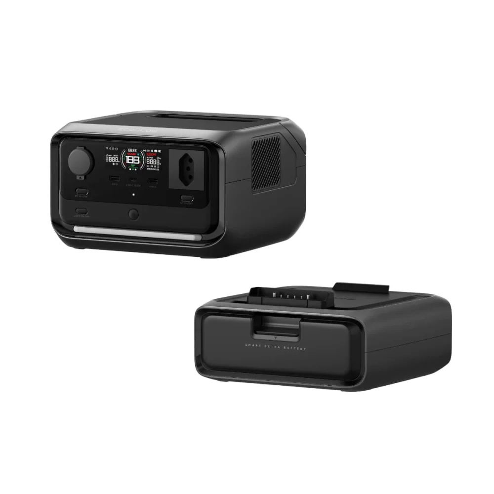 Kit Gerador de Energia River 3 Plus e Bateria 572Wh e Painel Solar 160W EcoFlow