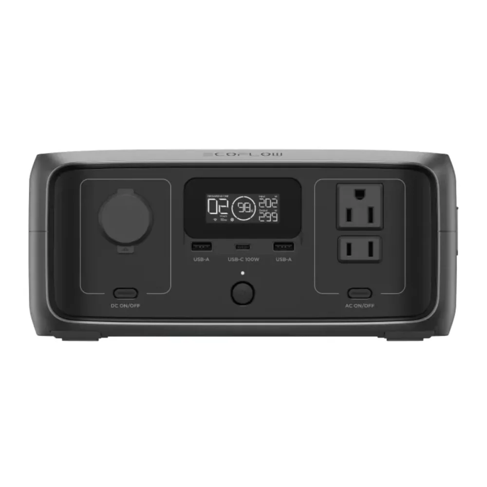 Kit Gerador River 3 e Painel Solar 60W Portátil 7001701026 Ecoflow 110 Volts