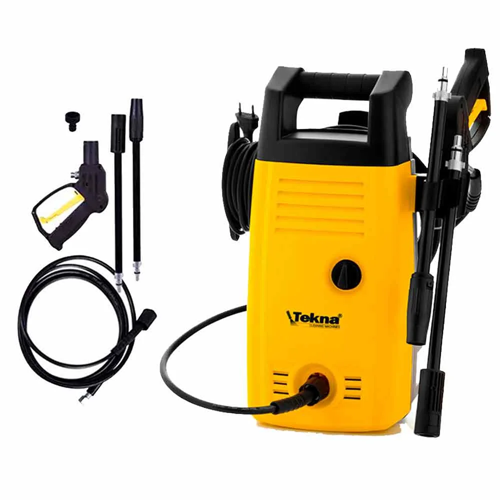 Kit Hidrolavadora de Alta Pressão HLX110VC e Porta Detergente e Shampoo Tekna