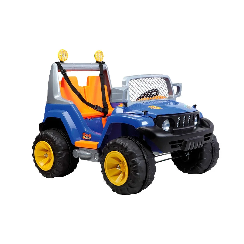 Kit Jeep 2 Crianç Off Road A18 Azul 933202 Belfix e Colete Boia Infantil