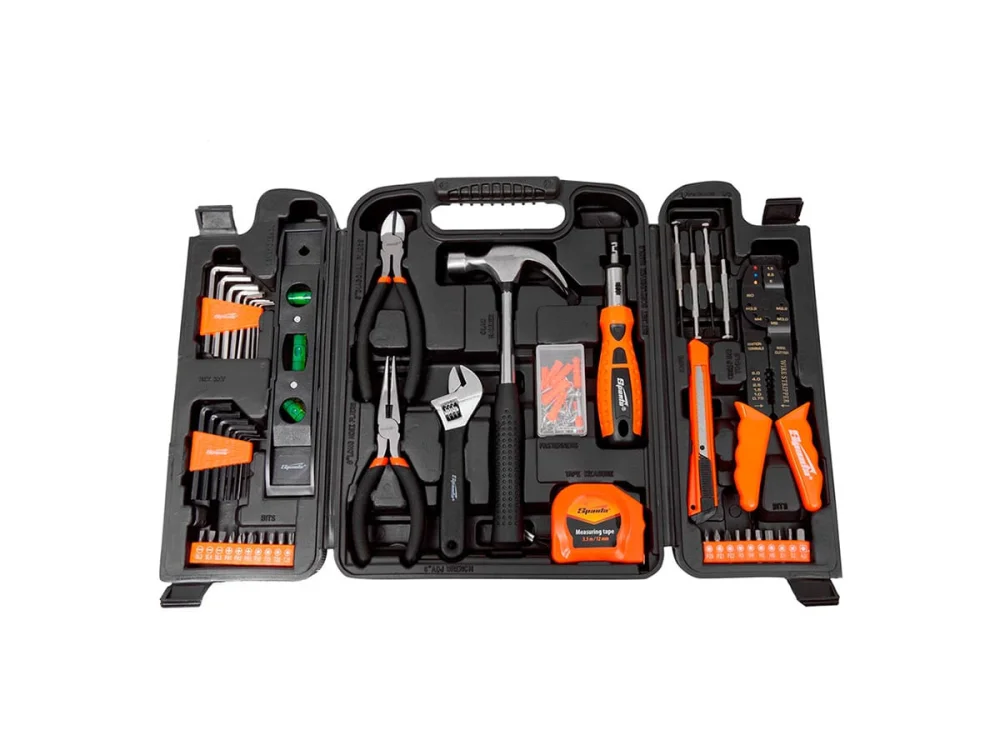 Kit Jogo Ferramentas para Montagem em Bancada e Jogo Chave Fixa 6 à 17mm Sparta