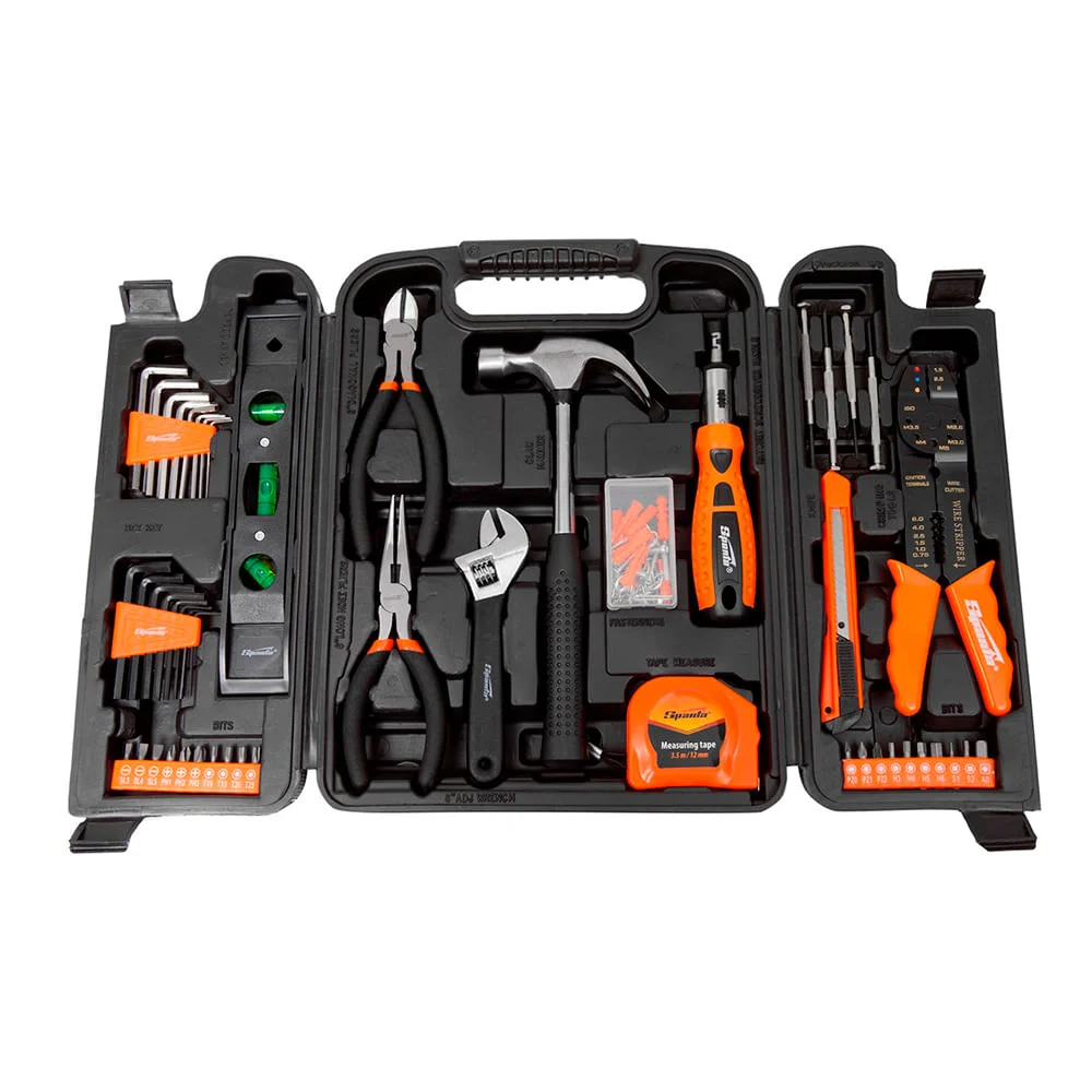 Kit Jogo para Montagem em Bancada 13564 Sparta e Maleta e Grampeador 500 Grampos