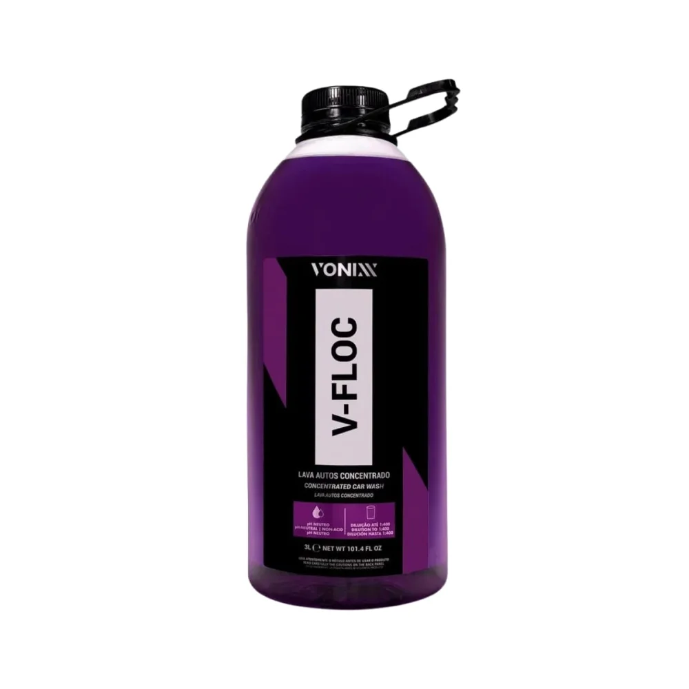 Kit Lavadora de Alta Pressão 1400 Watts HLX110V Tekna e Shampoo V-Floc 3 Litros