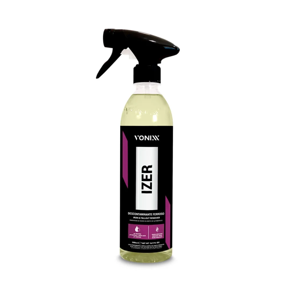 kit Limpador de Alta Performance 2050171 Vonixx e Limpa Rodas Ferroso Izer 500ml