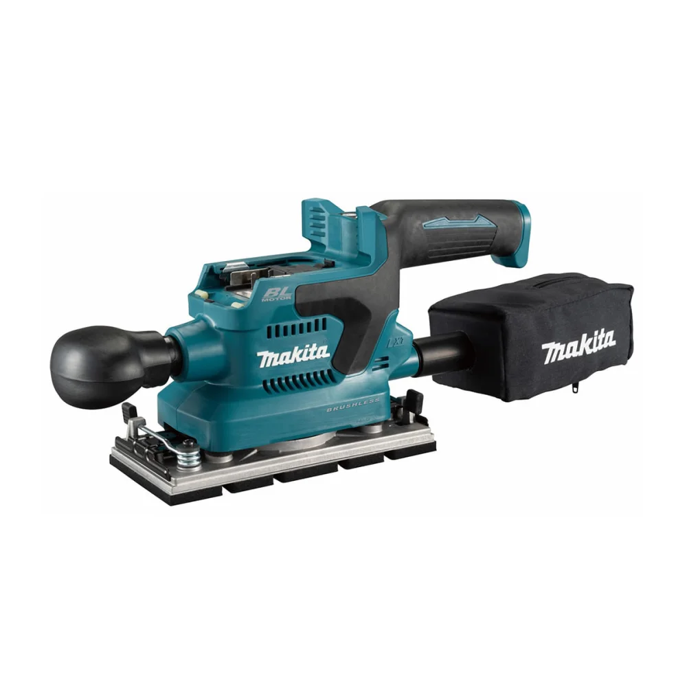 Kit Lixadeira Orbital à Bateria DBO380Z Makita e Bateria 18V 3.0Ah e Carregador