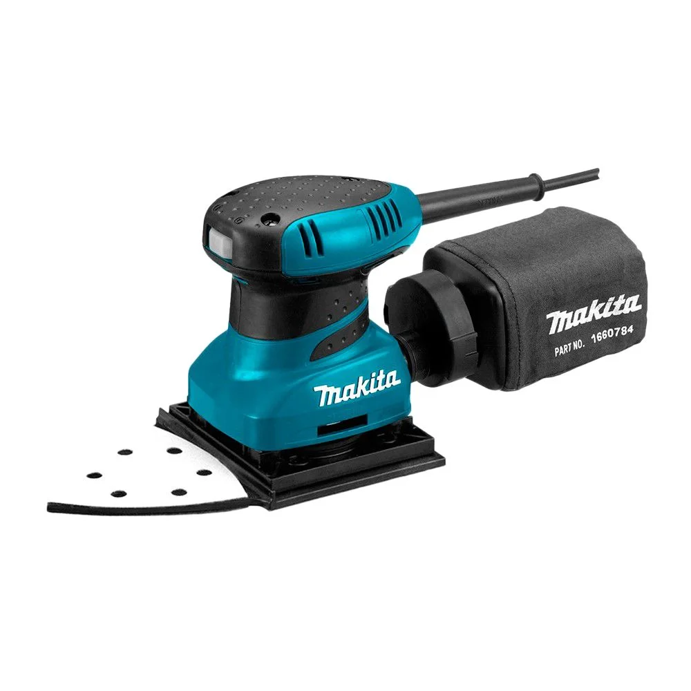 Kit Lixadeira Orbital com Coletor de Po BO4565 Makita e Caixa de Ferramentas 12