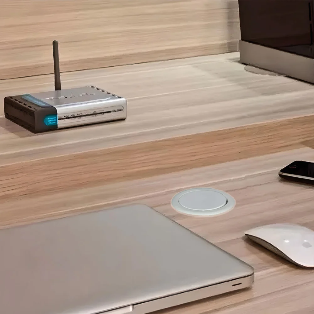 Kit Lixeira Automática com Sensor 3 Litros NKF e Torre de 2 Tomadas e 2 USB Bivolt