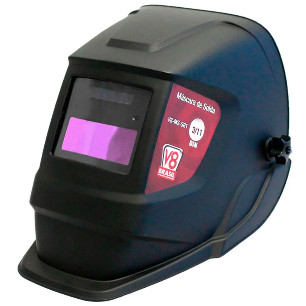 Kit Máquina de Solda Inversora Flama 161 Boxer e Máscara Solda Automática SR1-V8