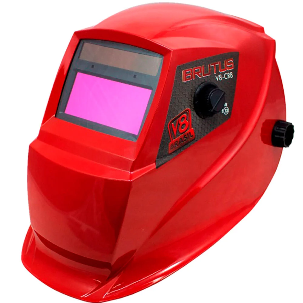 Kit Máquina de Solda Inversora Flama 221 Boxer e Máscara de Solda Brutus CR8 V8 220 Volts