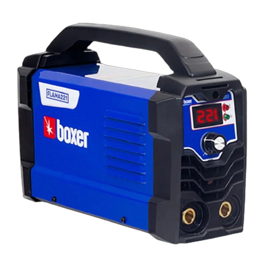 Kit Máquina de Solda Inversora Flama 221 Boxer e Máscara Solda Automática SR1 V8 220 Volts