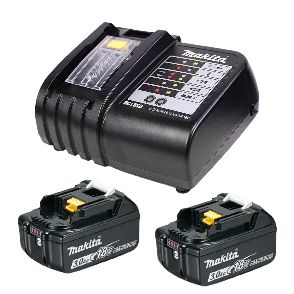 Kit Martelete à Bateria DHR171Z Makita e 2 Baterias 18V e Carregador e Maleta